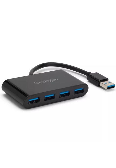 Hub USB 3.0 Kensington 4 puertos uh4000 Negro-0