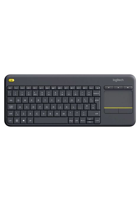 Teclado Inalámbrico Logitech K400 plus con touchpad Negro-1