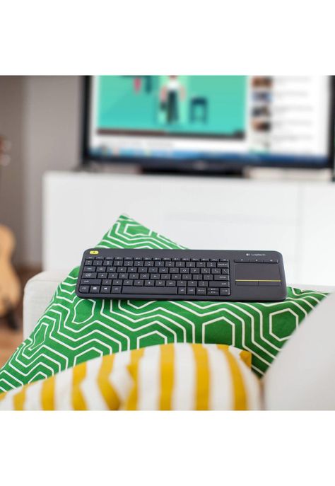 Teclado Inalámbrico Logitech K400 plus con touchpad Negro-3