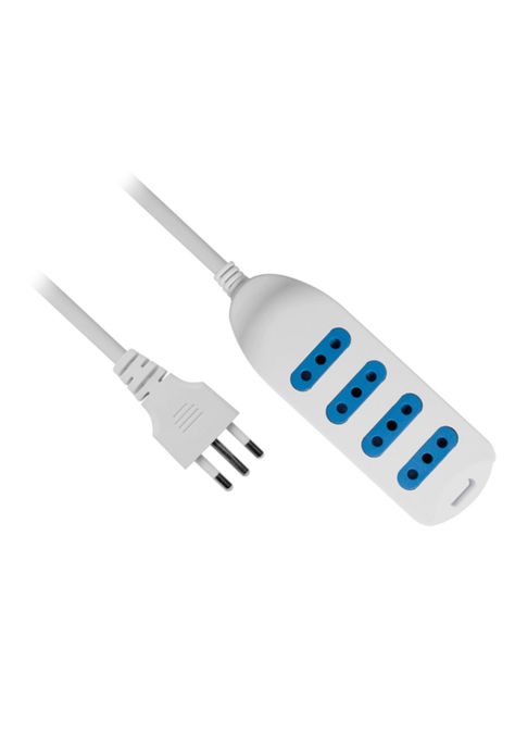 Extensión eléctrica 3 mts Philco 4 entradas blanco-2