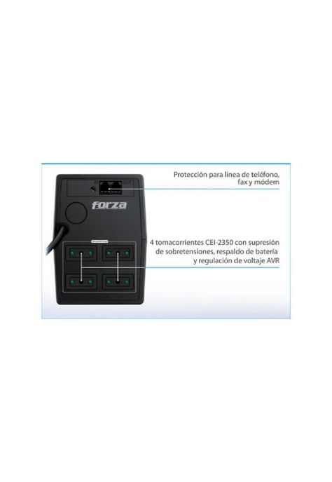 UPS Forza NT-762C 750VA 375W 220V-0