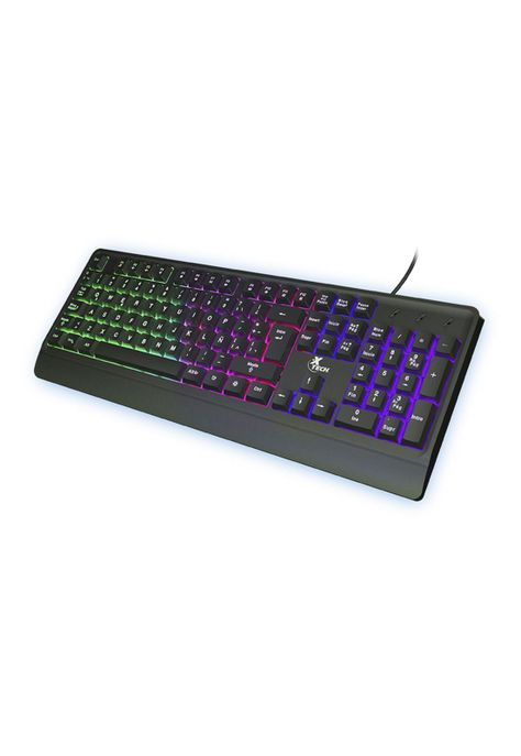 Teclado Gamer XTech Chevalier Led Multicolor Español Negro-0