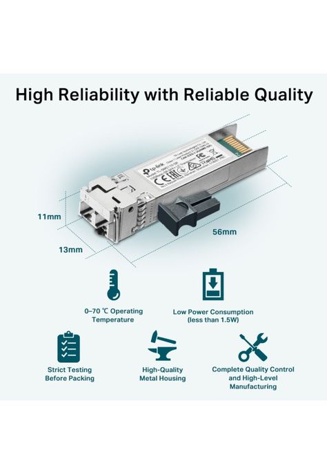 Transceptor TP-Link TL-SM5110-SR LC 10GBase-SR SFP + Gris-7