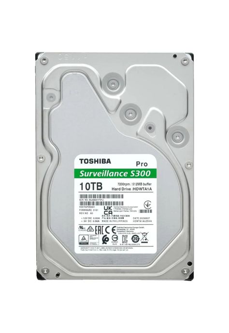 Disco Duro Toshiba S300 Pro Surveillance 3,5" 10TB SATA-1
