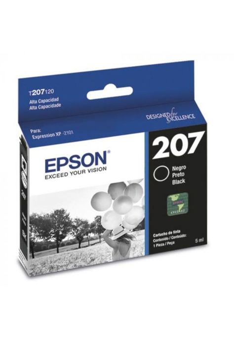 Cartucho de Tinta Epson T207 300 páginas Negro-0