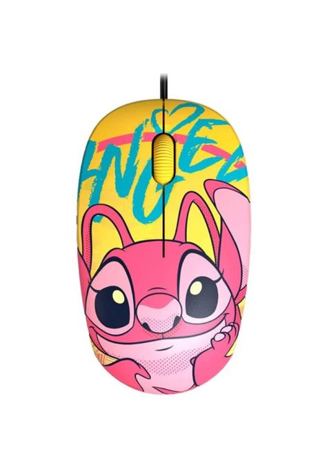 Mouse Xtech Disney Stitch Wired 1200dpi Amarillo-0