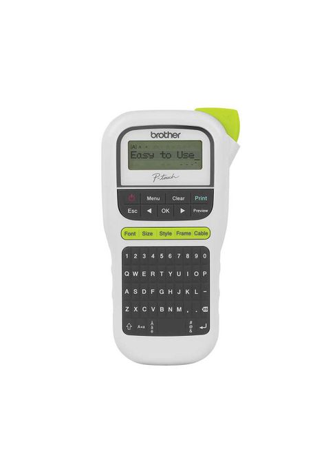 Rotulador Portátil Brother 3 fuentes 20mm/seg Visor LCD Gris-0