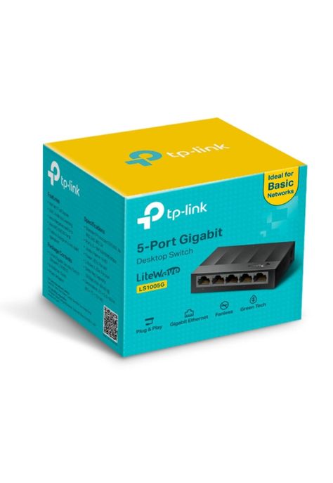 Switch TP-Link LS1005G 5 puertos RJ45 10 Gbps Auto MDI/MDIX-0