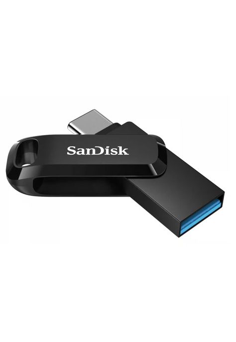 Pendrive SanDisk Ultra Dual Drive Go 128GB USB-C USB-A Negro-0