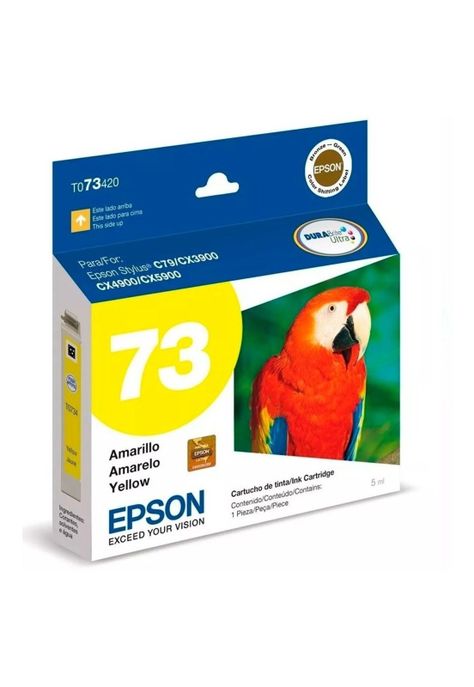 Cartucho De Tinta Epson 73 AMARILLO T073420-0