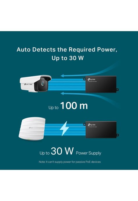 Inyector TP-Link TL-POE160S PoE + Negro-5