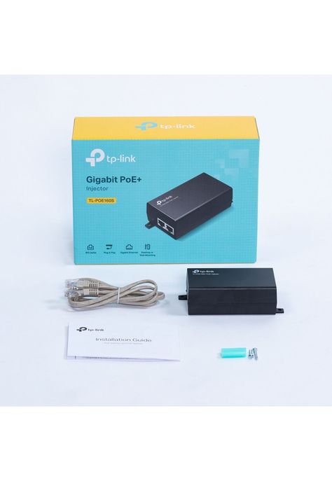 Inyector TP-Link TL-POE160S PoE + Negro-6