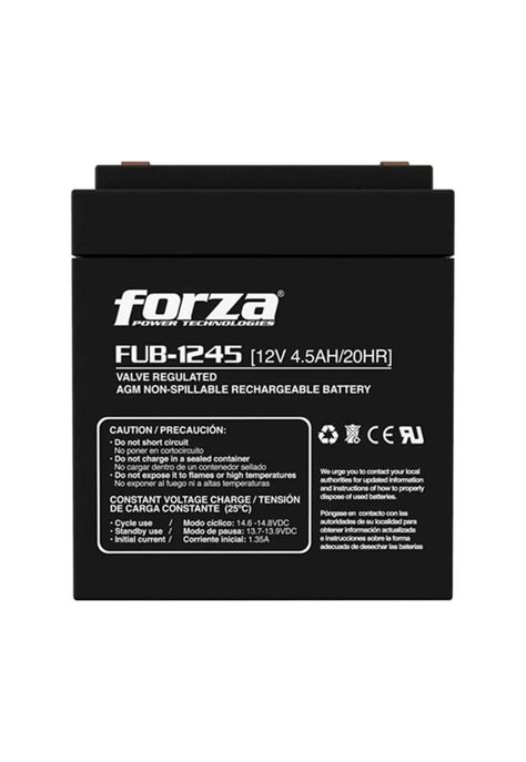 Batería Forza FUB para UPS de 4.5A Recargable 12V-0