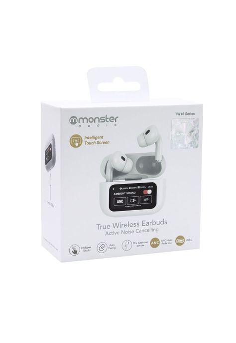 Audifonos Monster True Wireless Tw16 con Pantalla tactil-0