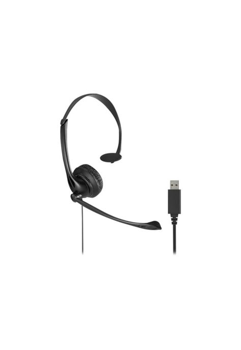 Audífonos Kensington Monoaural Conexión USB Negro-0