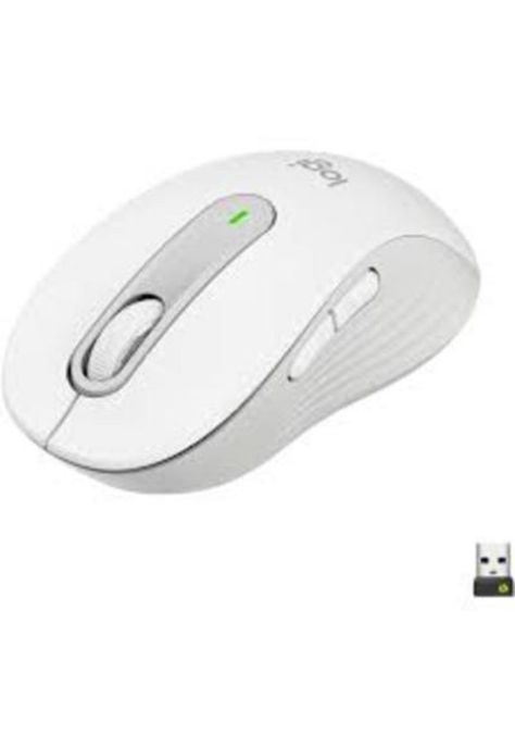 Mouse Inalámbrico Logitech Signature M650 Dongle USB Blanco-0