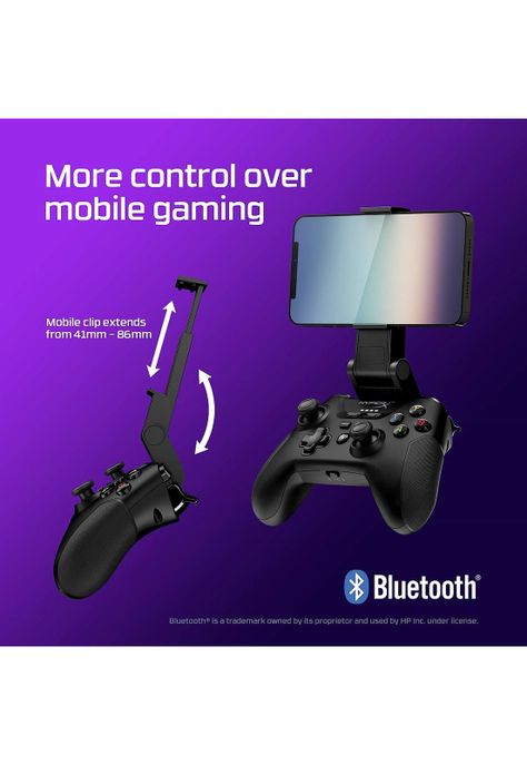 Joystick HyperX Clutch Inalámbrico BT Android Y Pc Negro-1