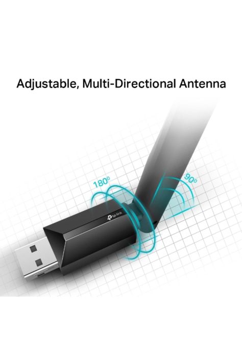 Adaptador TP-Link ArcherT2UPlus AC600 WiFi USB 2.0-5