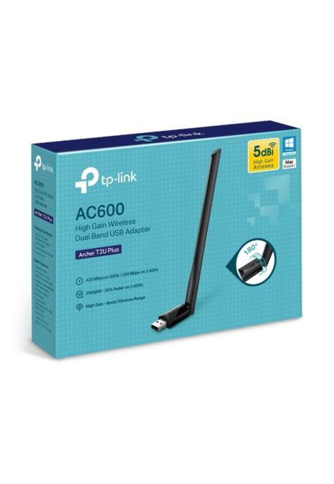 Adaptador TP-Link ArcherT2UPlus AC600 WiFi USB 2.0-6