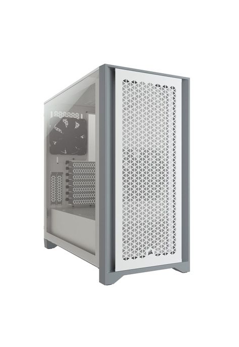 Gabinete Corsair 4000D AirFlow ATX Vidrio Templado Blanco-0