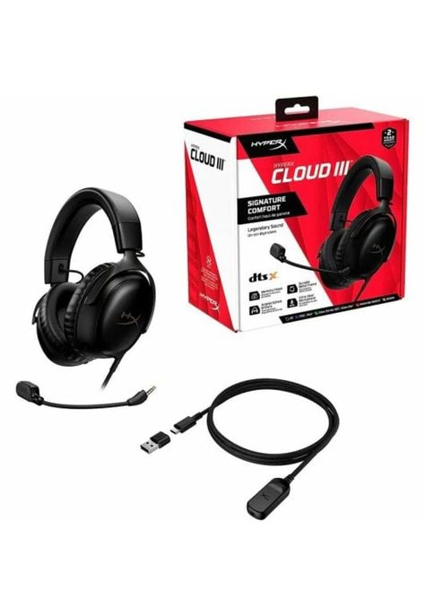 Audífonos Gamer HyperX Cloud 3 3.5mm USB Negro-2
