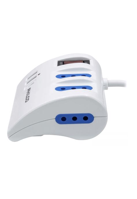 Alargador con protector sobrevoltaje Philco 1.5M USB USB-C-1