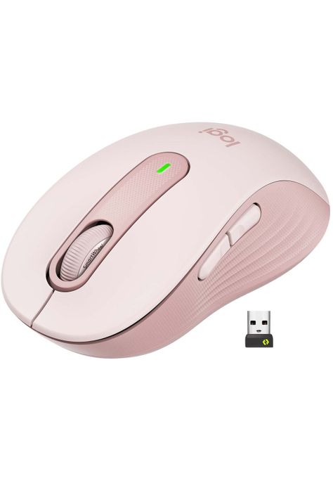 Mouse Logitech Signature M650 2.000dpi Dongle USB Rosado-0