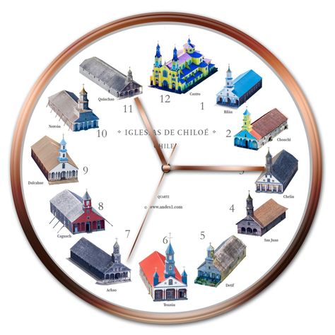 Reloj Iglesias De Chiloe-0