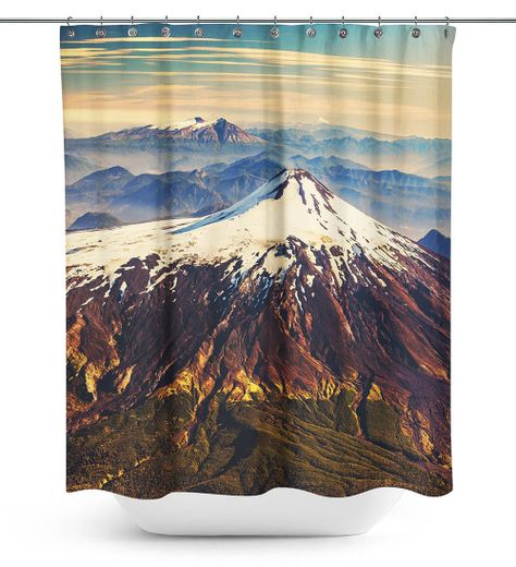 Cortina De Baño Volcán Villarica-0