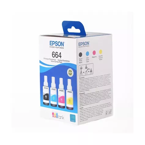 Juego De Tintas T664/ Pack De 4 Unidades-1