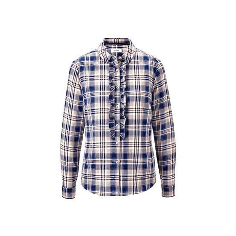 Blusa Cuadros Algodon Mujer-1