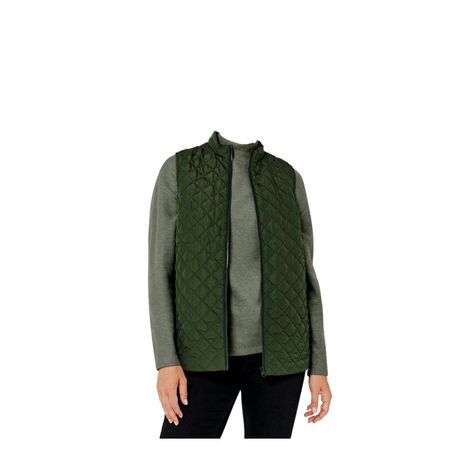 Chaqueta Acolchada 3 en 1 Verde Mujer Tchibo-5
