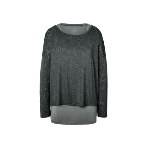 Poleras Deportivas 2 en 1 Verde Mujer Tchibo-0