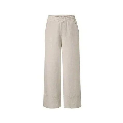 Pantalones Palazzo Mujer De Lino-0