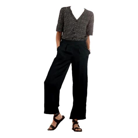 Pantalon De Satén Cordón Azul Mujer Tchibo-2