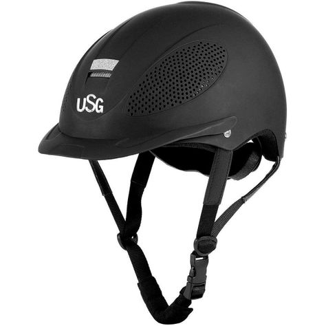 Casco De Equitación USG Para Niños Negro Tchibo-0