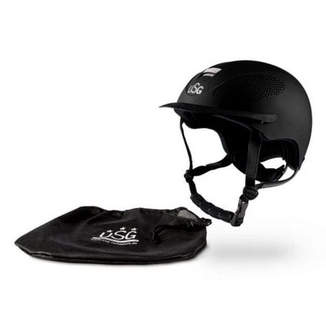 Casco De Equitación USG Para Niños Negro Tchibo-2