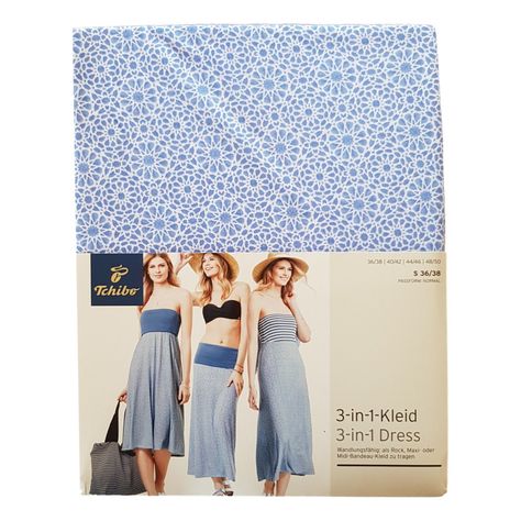 Vestido Falda 3 En 1 Azul Mujer-0