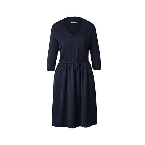 Vestido Mujer Azul de Tela Reciclada-0