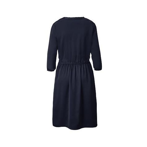 Vestido Mujer Azul de Tela Reciclada-2