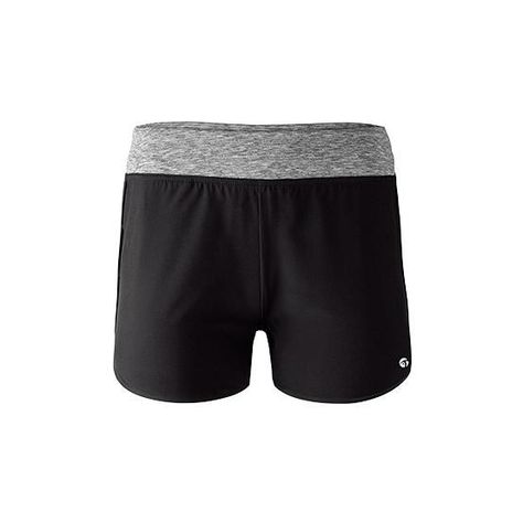 Shorts Deportivos Negro Mujer-0