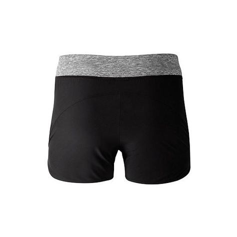 Shorts Deportivos Negro Mujer-2