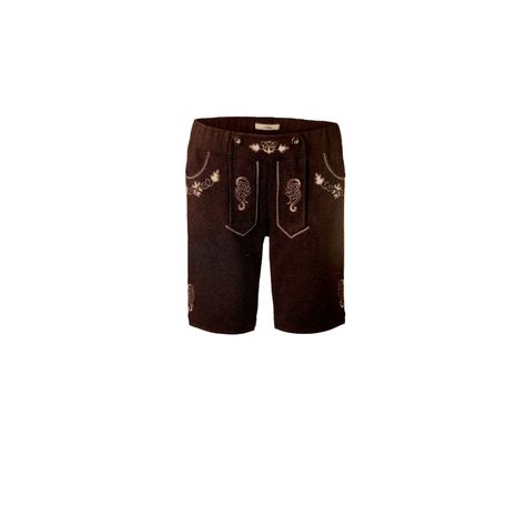 Short Bavaro Folklor Mujer Gris-0