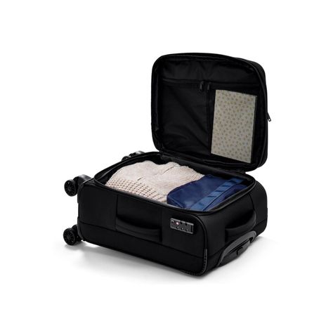 Maleta Textil Rueda Pequeña Negro Tchibo-1