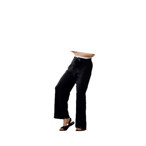 Pantalones XL Tejido Negros Mujer Tchibo-2