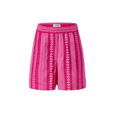 Short Tejido Mujer Estampados Rosa Tchibo-0