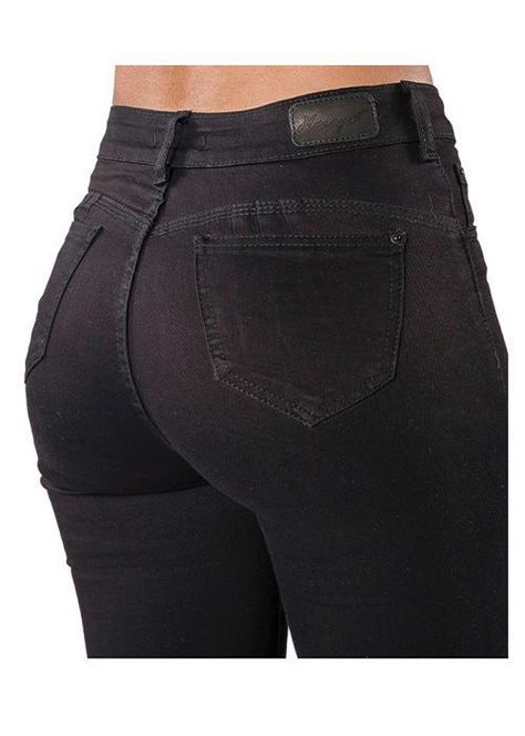 JEANS PUSH UP NEGRO -2