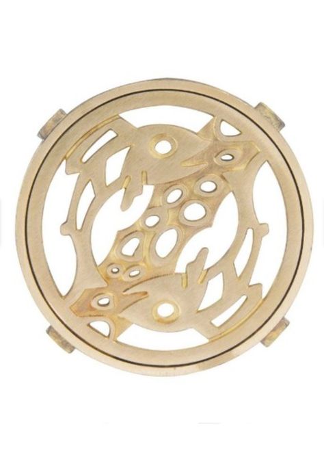 Rejilla Pileta Redonda 110mm Bronce ACERO INOXIDABLE POLI-0