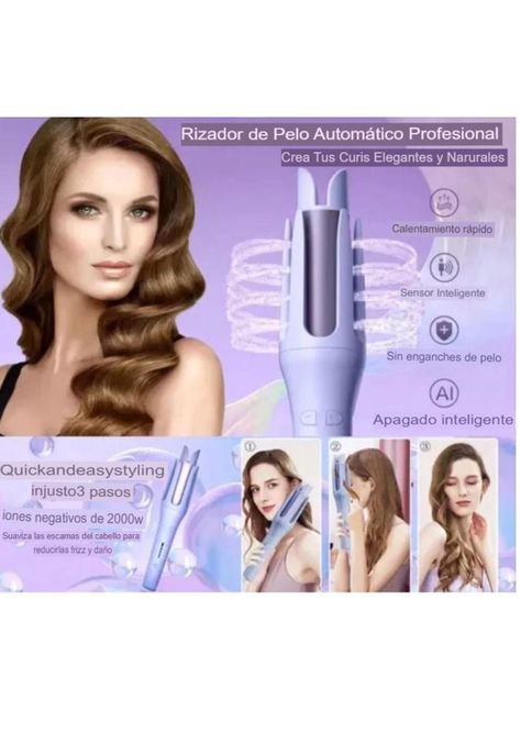 Rizador Automático Giratorio 360° con Control de Temperatura-6