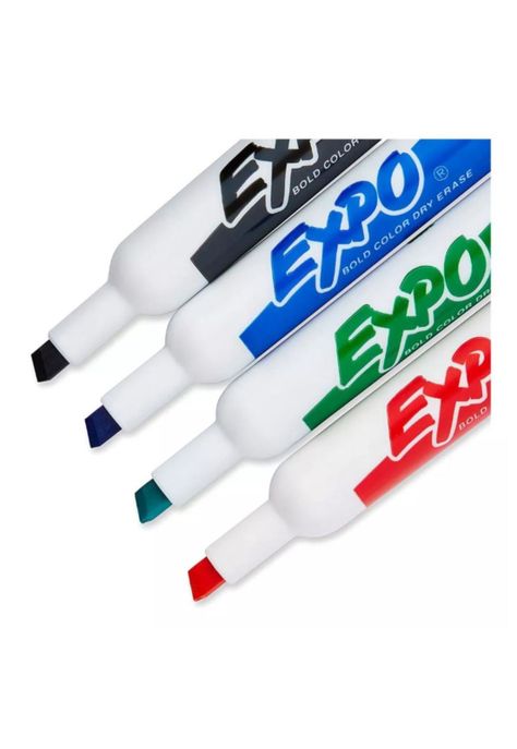 Marcadores Expo Cincel Pizarrón Blanco Pack x4-1